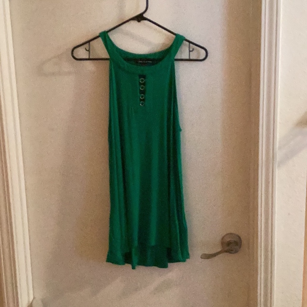 Cable & Gauge Green Blouse Size Large